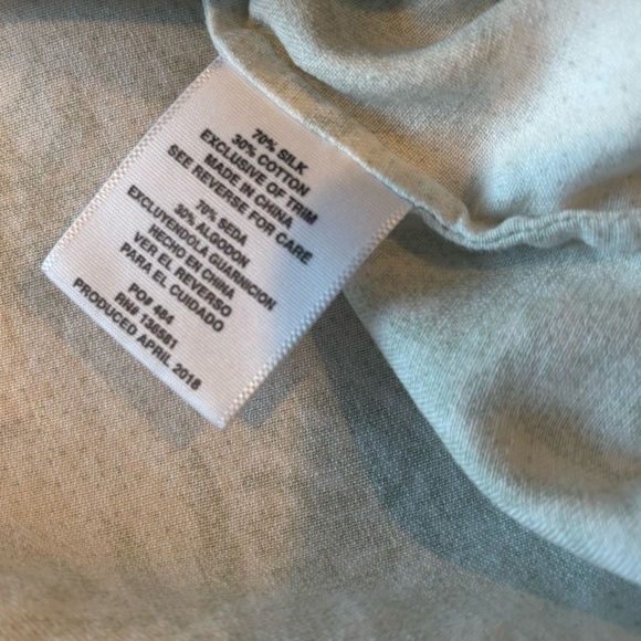 NAT NAST Men’s Silk and Cotton Short Sleeve Button Down Shirt Light Green XXL - Picture 7 of 10